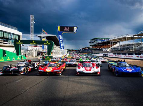 24h Le Mans 2024: Startaufstellung zum 24